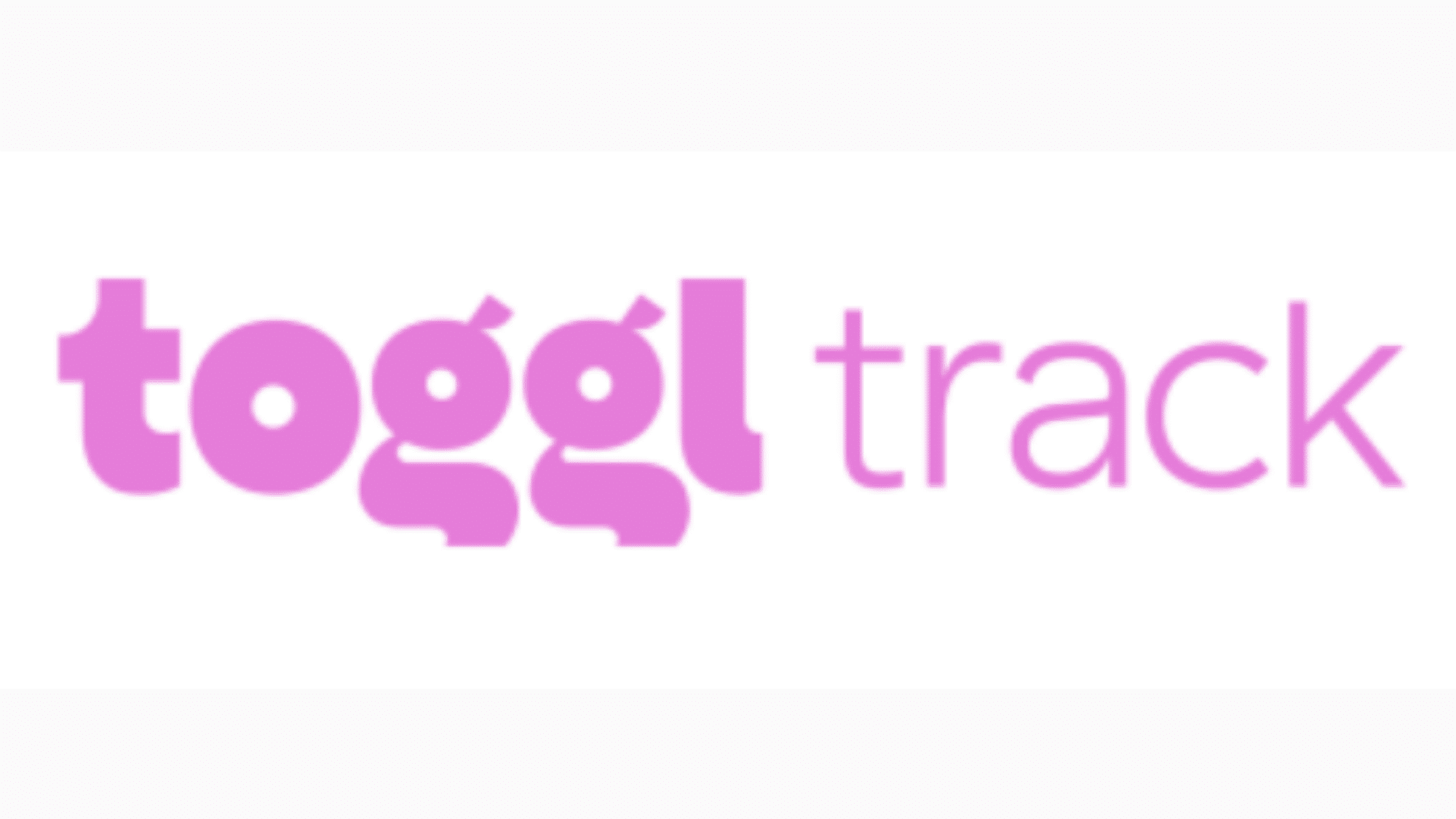 Toggl Track logo, a fast and simple time tracking app for teams.