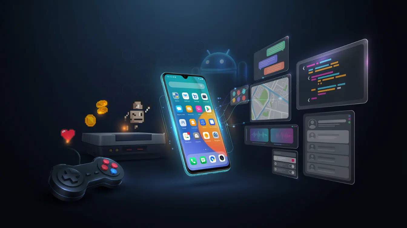 android emulator setup with gaming controller virtual apps and developer testing interface
