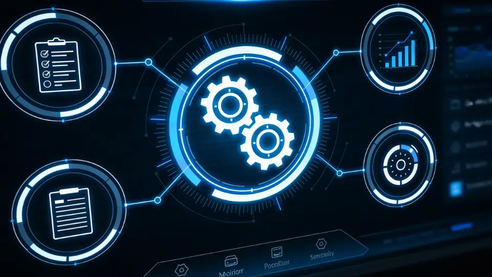 compliance automation dashboard with workflow, audit and analytics interface